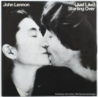 John Lennon / Yoko Ono - (Just Like) Starting Over / Kiss Kiss Kiss.  Vinyl kislemez, 7, Single, Stereo, 45 RPM, Pepita, Magyarország, 1981. VG+