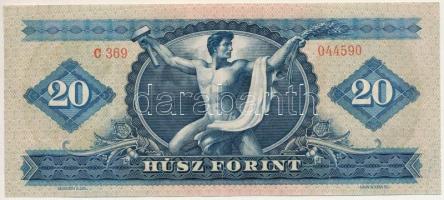 1965. 20Ft "C 369 044590" T:F szép papír 
Adamo F14
