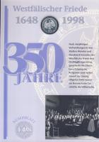 Németország 1998. 10M Ag "Wesztfáliai béke" + 10M Ag "Hildegard von Bingen" nagy...