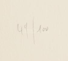 Székely Vera (1919-1994): Hommage a Bartók. Szitanyomat, papír, jelzett, 49/100 számozással. 47,5x25...