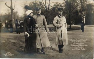 1913 Prinz Ernst August, Herzog zu Braunschweig mit seiner Braut Prinzessin Victoria Luise von preussen und Prinz Oskar / Ernest Augustus, Duke of Brunswick with Princess Victoria Louise of Prussia and Prince Oskar of Prussia (EB)