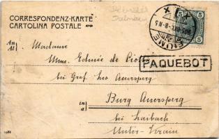 1905 Zadar, Zara; Giardino pubblico / park (r)