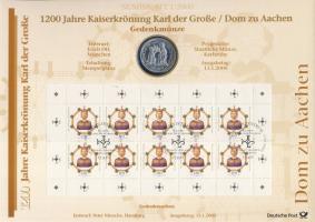 Németország 2000. 10M Ag "EXPO 2000 - Hannover" + 10M Ag "Nagy Károly" nagyalakú...