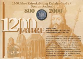 Németország 2000. 10M Ag "EXPO 2000 - Hannover" + 10M Ag "Nagy Károly" nagyalakú...