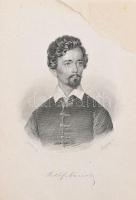 Petőfi Sándor kötelményei 1-4. kötet. Bp., 1888, Athenaeum, 1 (Petőfi Sándor portréja, Barabás Mikló...