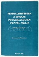 Pető András: Rendellenességek a magyar postabélyegeken 1867-től 2000-ig (Budapest, 2001)