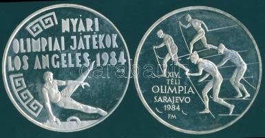 1984. 500Ft Ag "Los Angeles-i Olimpia" + 500Ft Ag "Sarajevoi Téli Olimpia""...