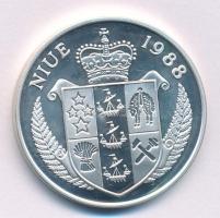 Niue 1987. 50$ Ag "Steffi Graf - 1988. Nyári Olimpia Szöul" T:PP ujjlenyomat
Niue 1987. 5...