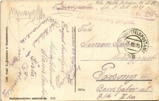 1915 Ivano-Frankivsk, Stanislawów, Stanislau; Goluchowskigasse, Haus von Dr. Weingarten / street vie...