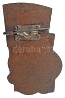 Svájc 1938. "Fasnacht 1938" A Baselben tartott karnevál bronz jelvénye (45x27mm) T:XF pati...