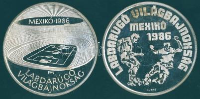 1986. 500Ft Ag + 500Ft Ag "Labdarúgó VB" pár T:PP Díszdobozban!