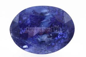 Tanzanit, ovális csiszolás, 1,8 cts