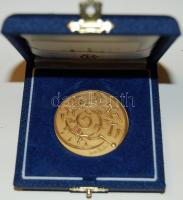 Olaszország 1985. "Bélyegkereskedelmi Világkiállítás" aranyozott, zománcozott Ag emlékérem...