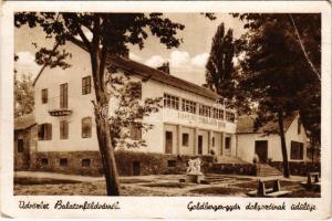 1950 Balatonföldvár, Goldberger gyár dolgozóinak üdülője (EB)