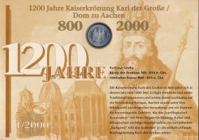 Németország 2000. 10M Ag "Nagy Károly" + 10M Ag "EXPO 2000 - Hannover" nagyalakú...