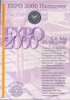 Németország 2000. 10M Ag "Nagy Károly" + 10M Ag "EXPO 2000 - Hannover" nagyalakú...