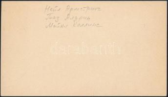 Neil Armstrong (1930-2012), Michael Collins (1930- ), Buzz Aldrin (1930- ) amerikai űrhajósok aláírá...