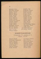 Az 1947. évi szeptember hó 16-ára összehívott Országgyűlés Képviselőinek lakáskönyve. 1947. december...