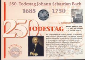 Németország 2000. 10M Ag "10 éves a német egység" + 10M Ag "Johann Sebastian Bach&quo...