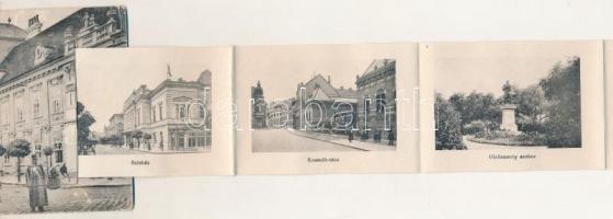 1916 Székesfehérvár, Püspöki palota. Leporello lap 10 db képpel. Horváthné és Rónainé kiadása (b)