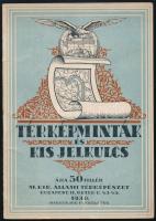 Térképminták és kis jelkulcs. Bp., 1930, M. Kir. Állami Térképészet. Kiadói papírkötés.