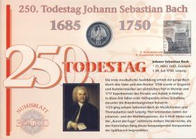 Németország 2000. 10M Ag "10 éves a német egység" + 10M Ag "Johann Sebastian Bach&quo...