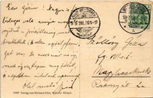 1908 Dresden, Weisser Hirsch (Weißer Hirsch); Kurort, Kurhaus, Hotel, Pension, Restaurant, Deutsche ...