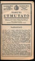1937 Vasuti utmutató. 56. évf. 399. sz. Szerk. és kiadó: Komlósi és Kiscsöpényi Komlóssy Vilmos. Egy...