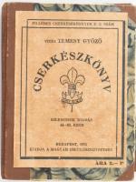 Vitéz Temesy Győző: Cserkészkönyv. Bp., 1935, Magyar Cserkészszövetség. Félvászon kötés, kissé kopottas állapotban.