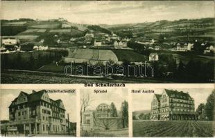 1933 Bad Schallerbach, Schallerbacherhof, Sprudel, Hotel Austria / spa, sparkling water, hotel (small tear)