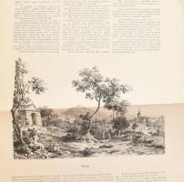 1863 A Kecskeméti Izraelita templom, zsinagóga kőnyomatos képe a VIlág tükre c. lapban. Lapméret 31x...