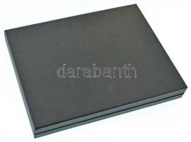 Érmetartó kazetta egy kivehető tálcával, összesen 24db, 50x50mm-es férőhellyel. Használt, de rendkív...