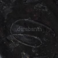 Iparművész horpasztott váza. Jelzett, hibátlan, m: 14 cm