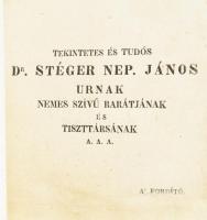 Wendt, (Johann) János dr.: A' bujakórság vagyis Vénusi nyavalya a' maga egész kiterjedéséb...