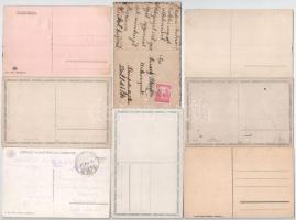 21 db RÉGI motívum képeslap szép állapotban: festmény hatású művészlapok / 21 pre-1945 painting effe...