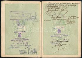 1924 Bp., Magyar Királyság által kiállított fényképes útlevél / Hungarian passport