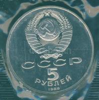 Szovjetunió 1988. 5R "Novgorod-Orosz Millenium" T:PP Vákumcsomagolásban!