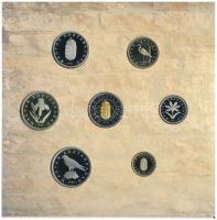 2005. 1Ft-100Ft (7xklf) forgalmi sor szettben + 2005. 10Ft "József Attila" T:PP kis patina...