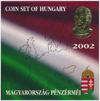 2002. 1Ft-100Ft (7xklf) + 100Ft "Kossuth" forgalmi sor szettben T:PP patina Adamo FO35