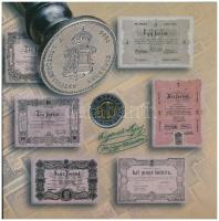 2002. 1Ft-100Ft (7xklf) + 100Ft "Kossuth" forgalmi sor szettben T:BU patina, a külső védőt...