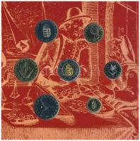 2001. 1Ft-100Ft (7xklf) forgalmi sor dísztokban, "Magyarország pénzérméi" sorozat T:BU 
A...