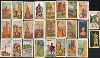 Vegyes gyűjtőkép tétel, 51 db, sérülésekkel