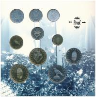 1996. 10f-100Ft (10xklf) "Magyarország pénzérméi" forgalmi sor dísztokban T:PP patina 
Ad...