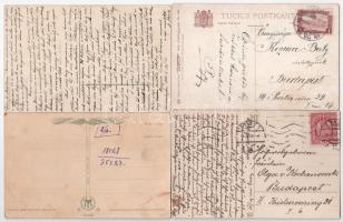 20 db RÉGI virágos művész képeslap szép állapotban / 20 pre-1945 flower art postcards in nice condit...