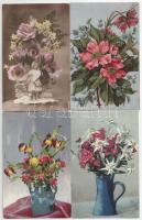 20 db RÉGI virágos művész képeslap szép állapotban / 20 pre-1945 flower art postcards in nice condit...
