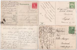 20 db RÉGI virágos művész képeslap szép állapotban / 20 pre-1945 flower art postcards in nice condit...