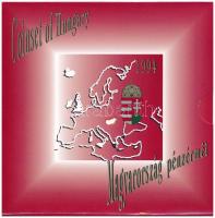 1994. 10f-200Ft (11xklf) "Magyarország pénzérméi" forgalmi sor dísztokban, benne 1994. 200Ft Ag "Deák" T:BU patina Adamo FO27.3