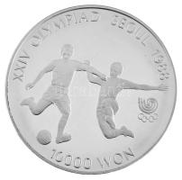 Dél-Korea 1988. 10.000W Ag "1988. Nyári Olimpiai Játékok - Szöul / Labdarúgás" T:PP /
Sou...