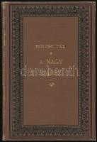 Hoitsy Pál: A nagy természet, s a kicsiny ember. (Népszerű természettudományi értekezések. Bp., 1883., Franklin, VI+2+229+2 p. Kiadói aranyozott, festett egészvászon-kötés, kopott borítóval, névbejegyzéssel és ajándékozási bejegyzéssel.