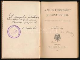 Hoitsy Pál: A nagy természet, s a kicsiny ember. (Népszerű természettudományi értekezések. Bp., 1883...